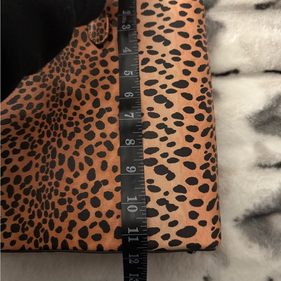 Betsey Johnson Tan and Black Animal Print Tote - Picture 6 of 7